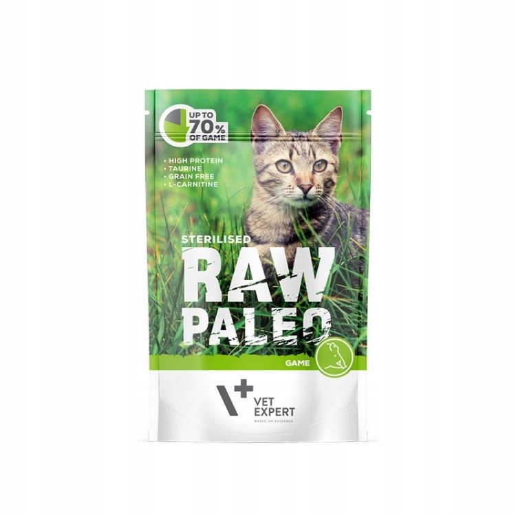 Levně VetExpert Raw Paleo sterilizované divočácké maso 12x100g