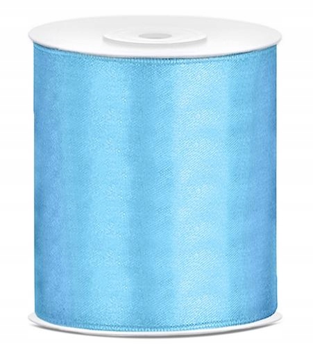 

Wstążka satynowa 100mm Atłasowa Ślub Chrzest 1metr