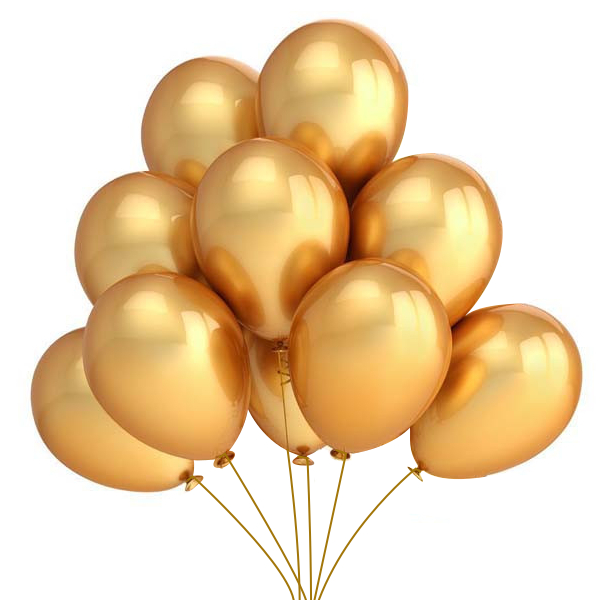 

Balony złote 34 cm 25 Sztuk balon Ślub Urodziny