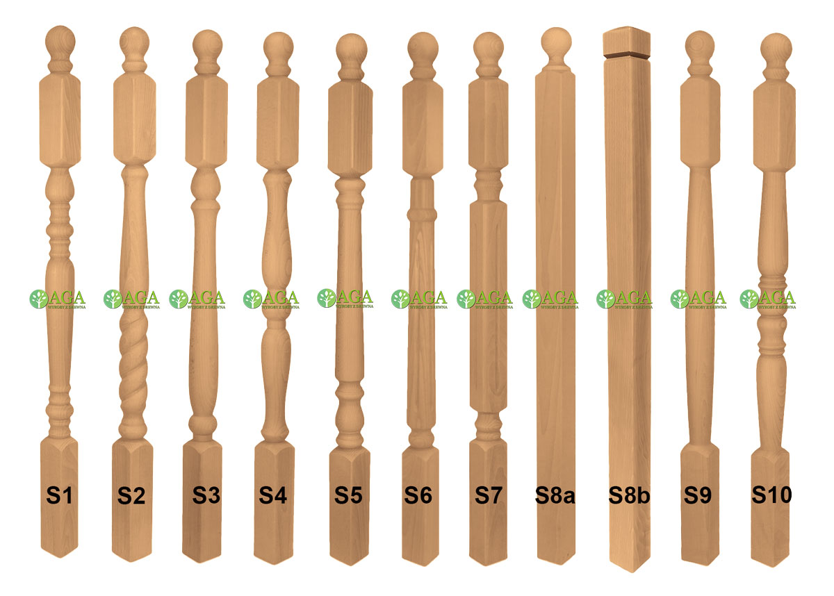 SŁUP JESIONOWY SŁUPY KRÓL TRALKI SŁUPEK PORĘCZ