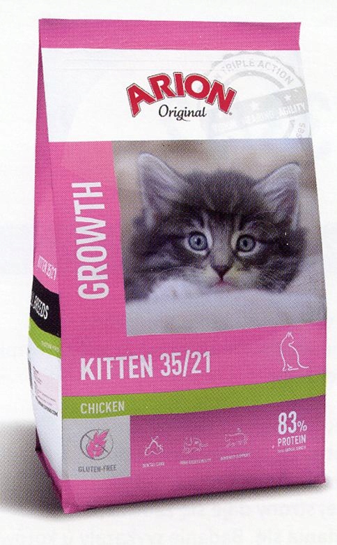 Arion Original Cat Kitten 35/21 karma dla kota 7,5 kg 25szt x300g