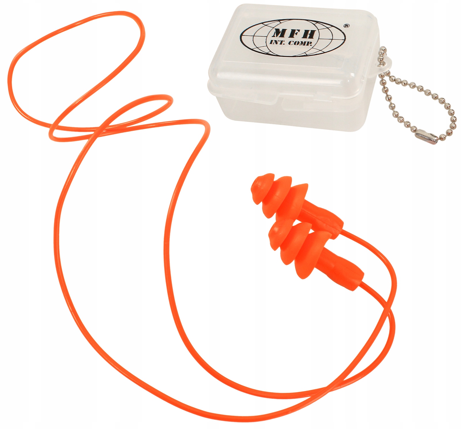 

Wojskowe Strzeleckie Stopery do Uszu w Etui Orange