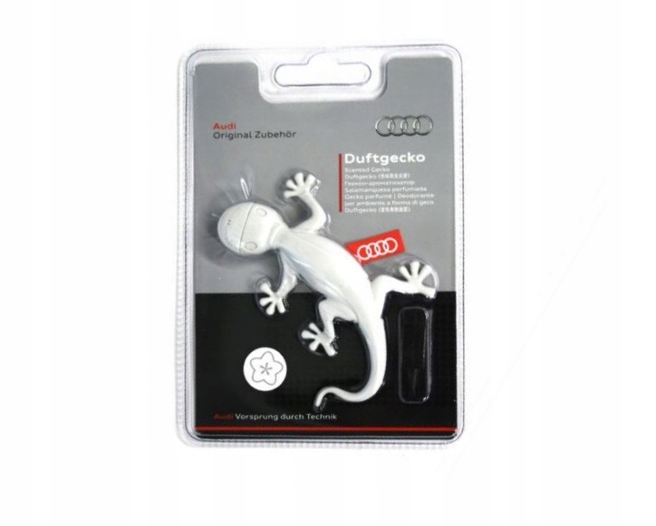 ZAPACH ODŚWIEŻACZ GEKON GEKONIK AUDI BIAŁY ASO ORYGINAŁ JAKOŚĆ
