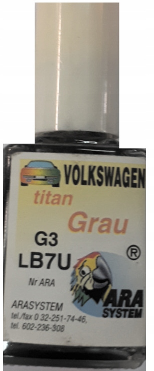 

Vw LB7U G3 Titangrau Lakier Zaprawka Do Rys Ara