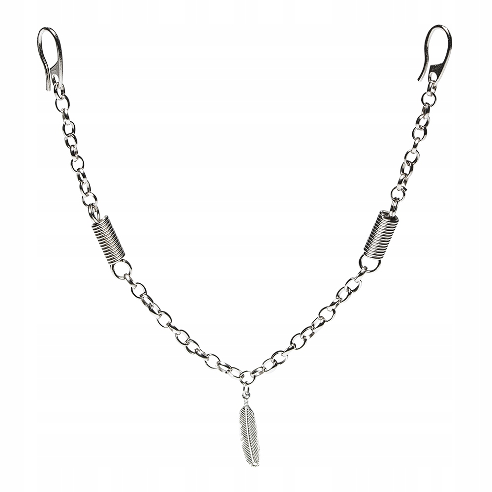 

Łańcuszek męski do spodni jeansowych pióro A214