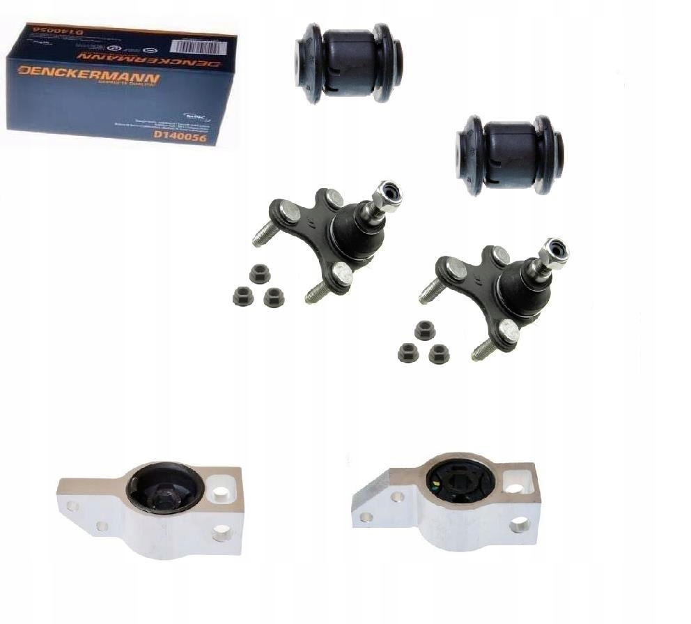 Pouzdro Rameno Čep Passat B6 2005- B7 2010- Tiguan Audi Q3 Přední 6 Ks