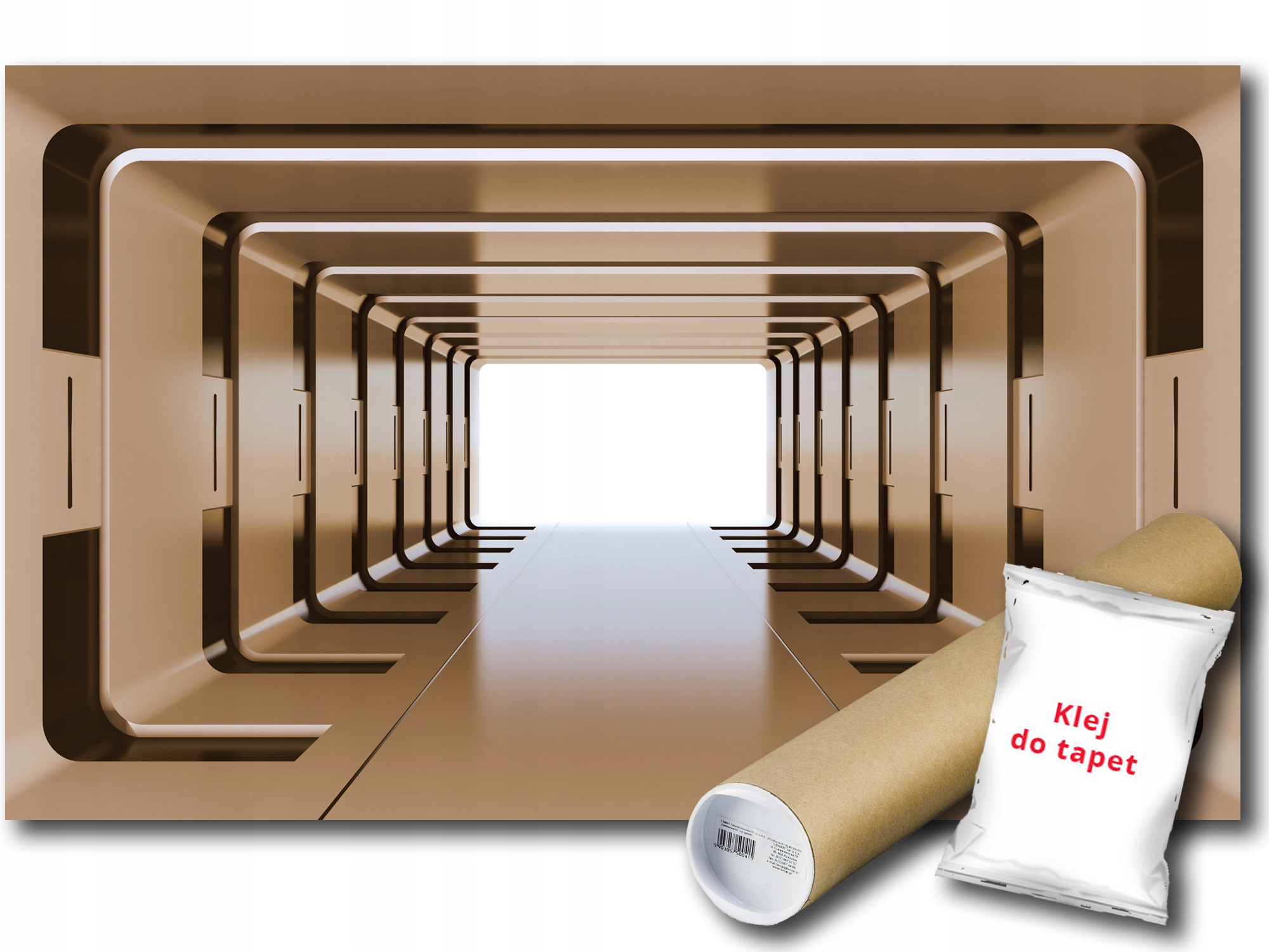 Fototapeta Tunel Skel 3D 10C V4 254x184 F2800