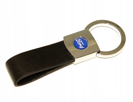 

brelok breloczek Ford skóra chrom