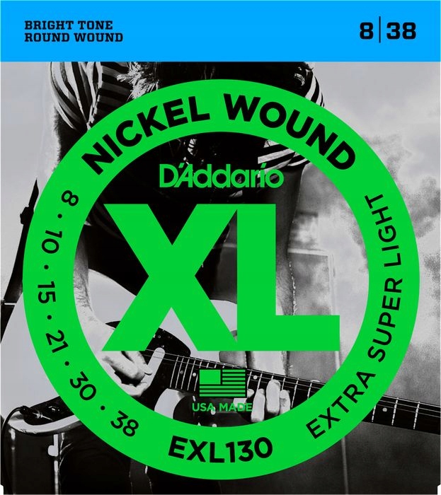 D'Addario EXL130 8-38 struny do gitary elektrycznej Komplet