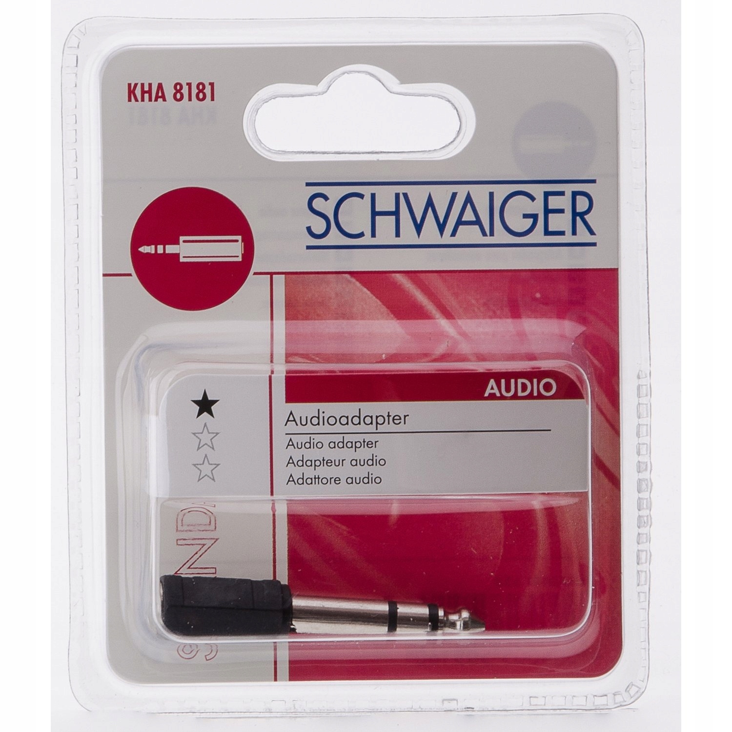 

Adapter Przystawka Audio Jack 6,3 MM > 3,5 MM