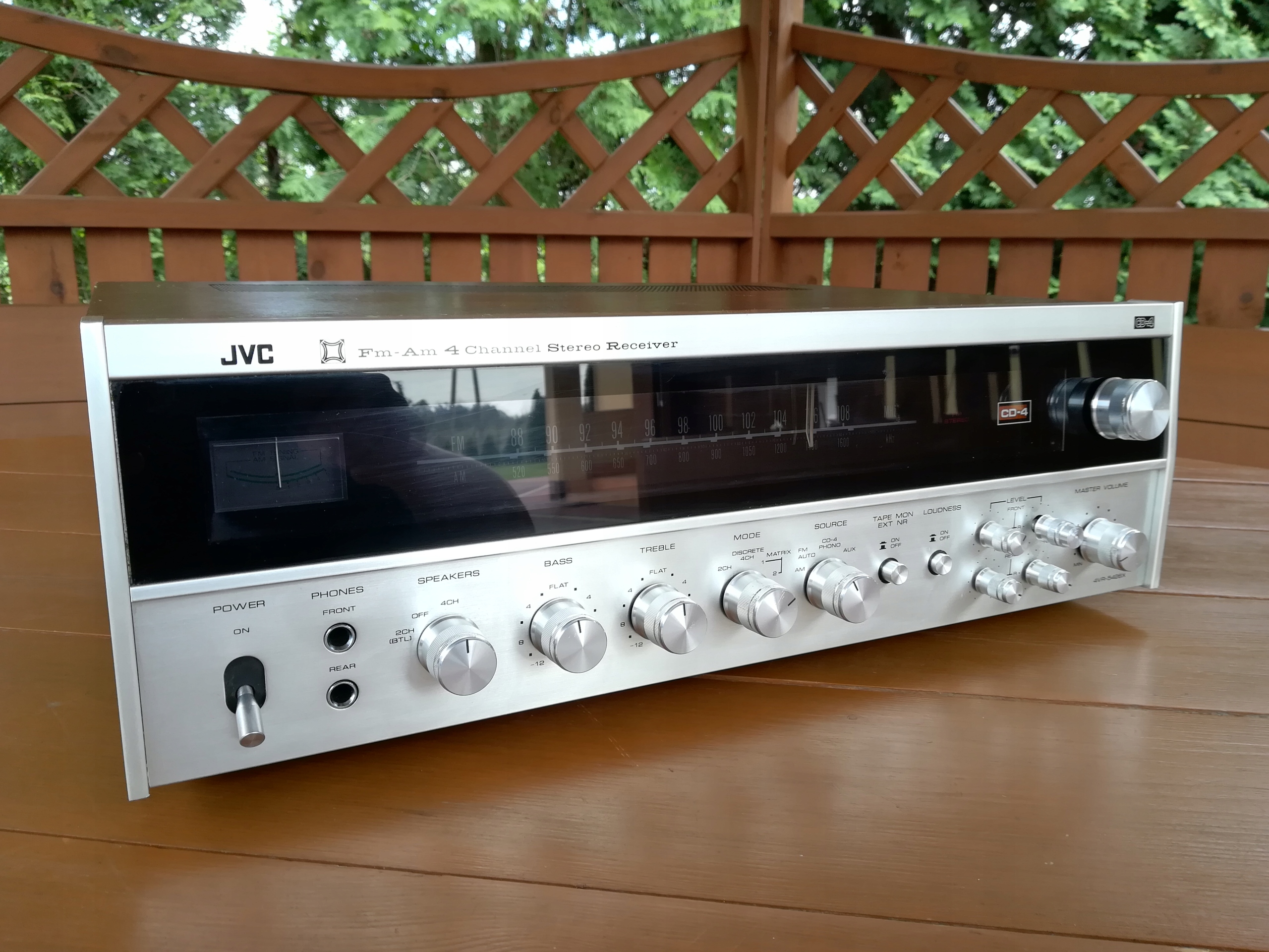 JVC 4VR-5426X 4kanałowy amplituner CD4