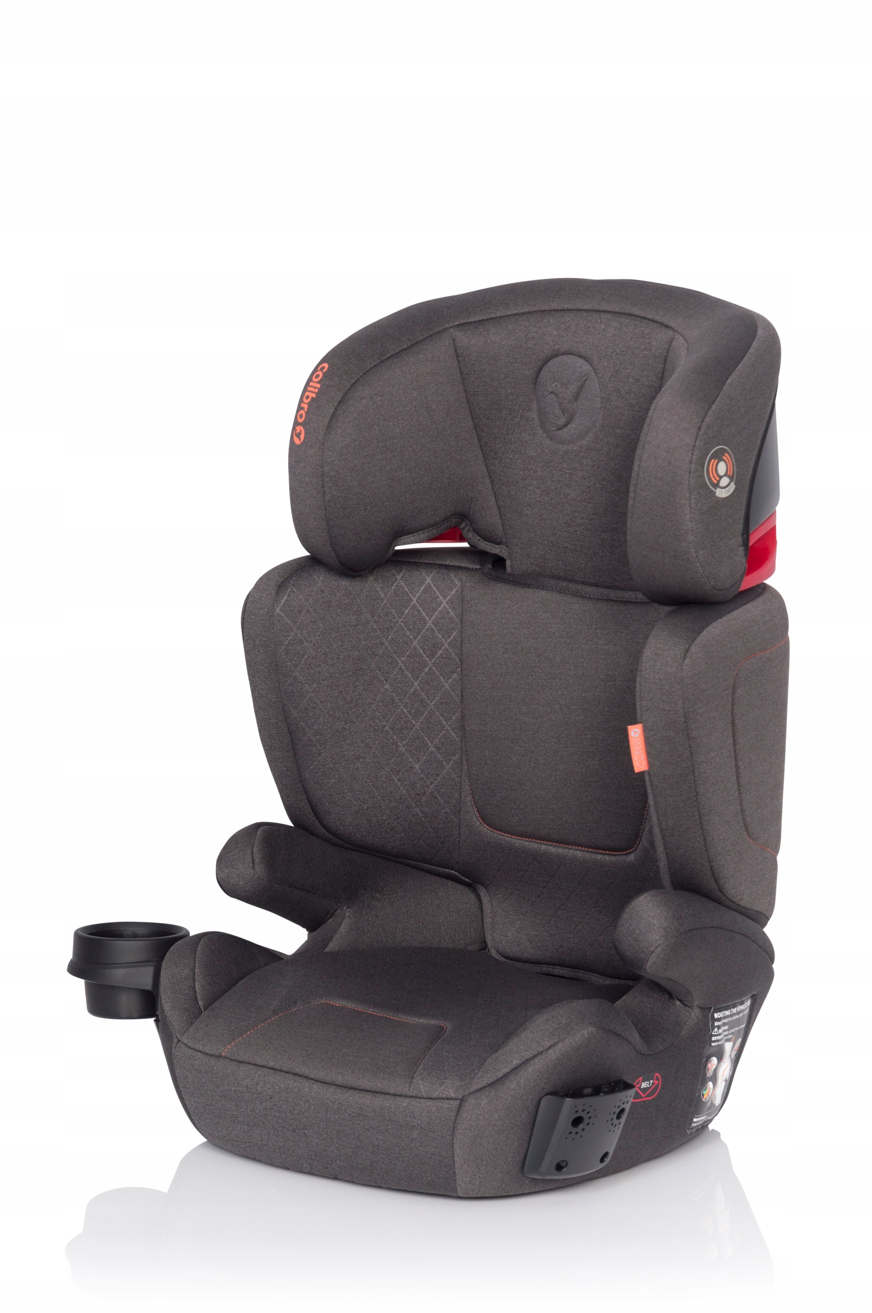 Fotelik samochodowy Colibro Convi DUŻY 15-36 kg+ Kolor odcienie szarości i srebra