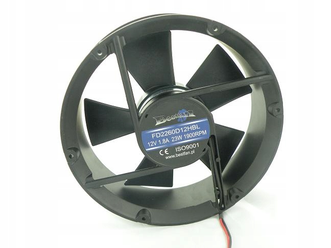 

Wentylator Bestfan 220x60mm 12v Wydajny Duży