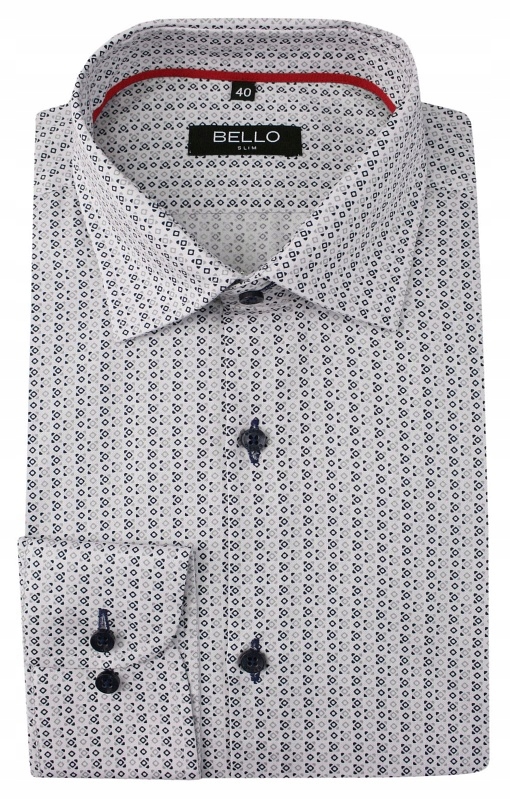 Bílá košile -bello- 42/176-182 slim