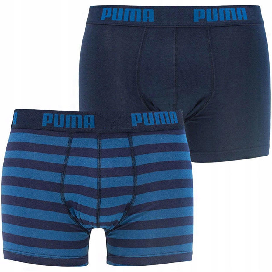 

Puma Bokserki Męskie Bawełniane Stripe x2 Pary M