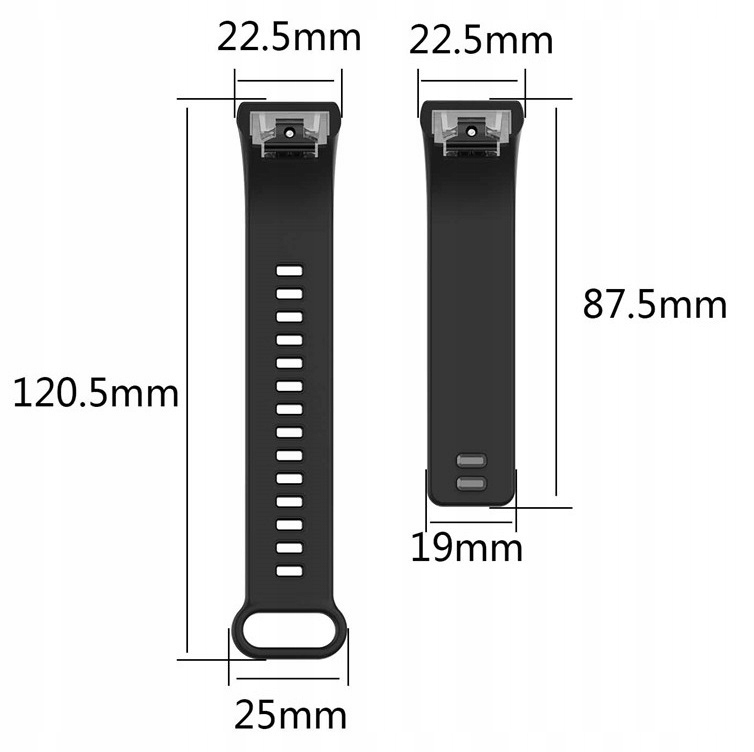 Pasek Silikonowy / Xiaomi Amazfit COR / A1702 Materiał guma
