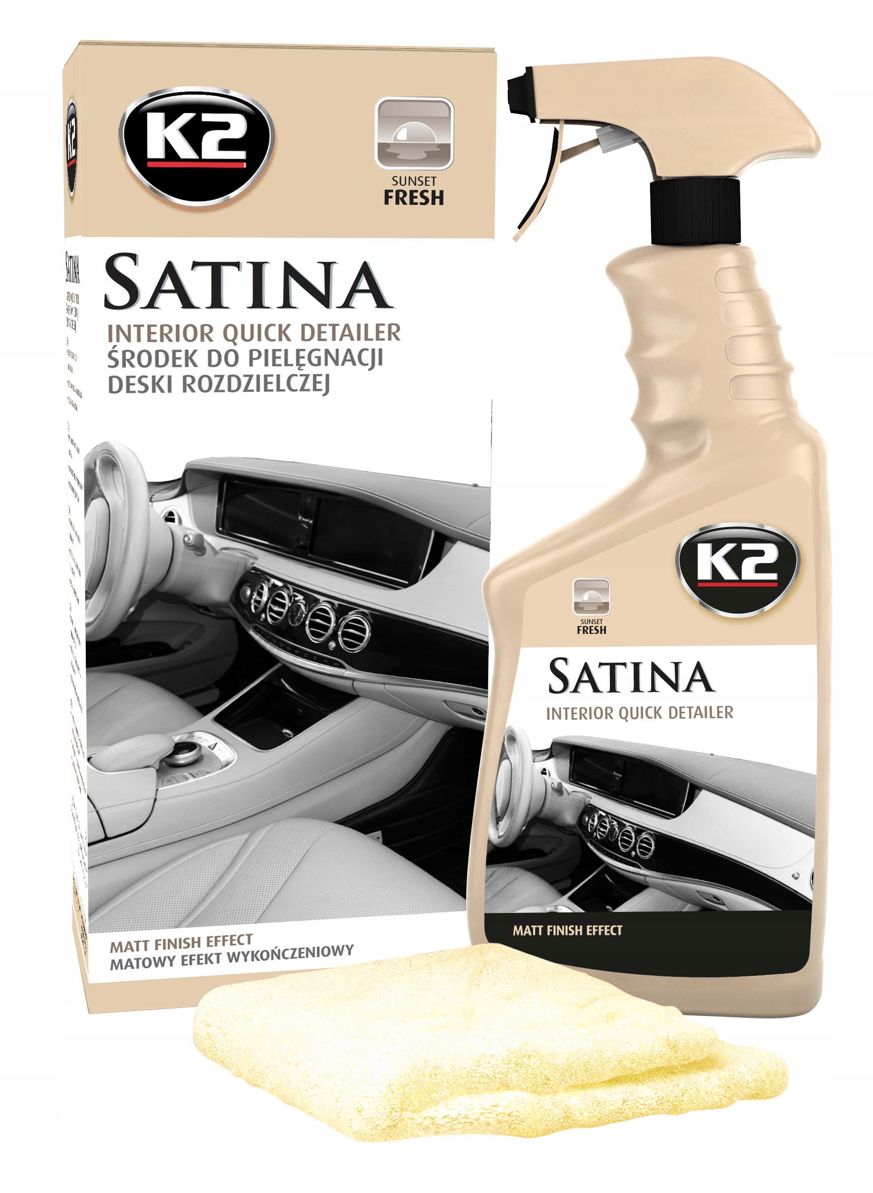 

K2 Satina sunset fresh+mikrofibra,kokpit dressing