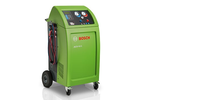 STACJA KLIMATYZACJI BOSCH ACS 611 Tryb pracy półautomatyczny