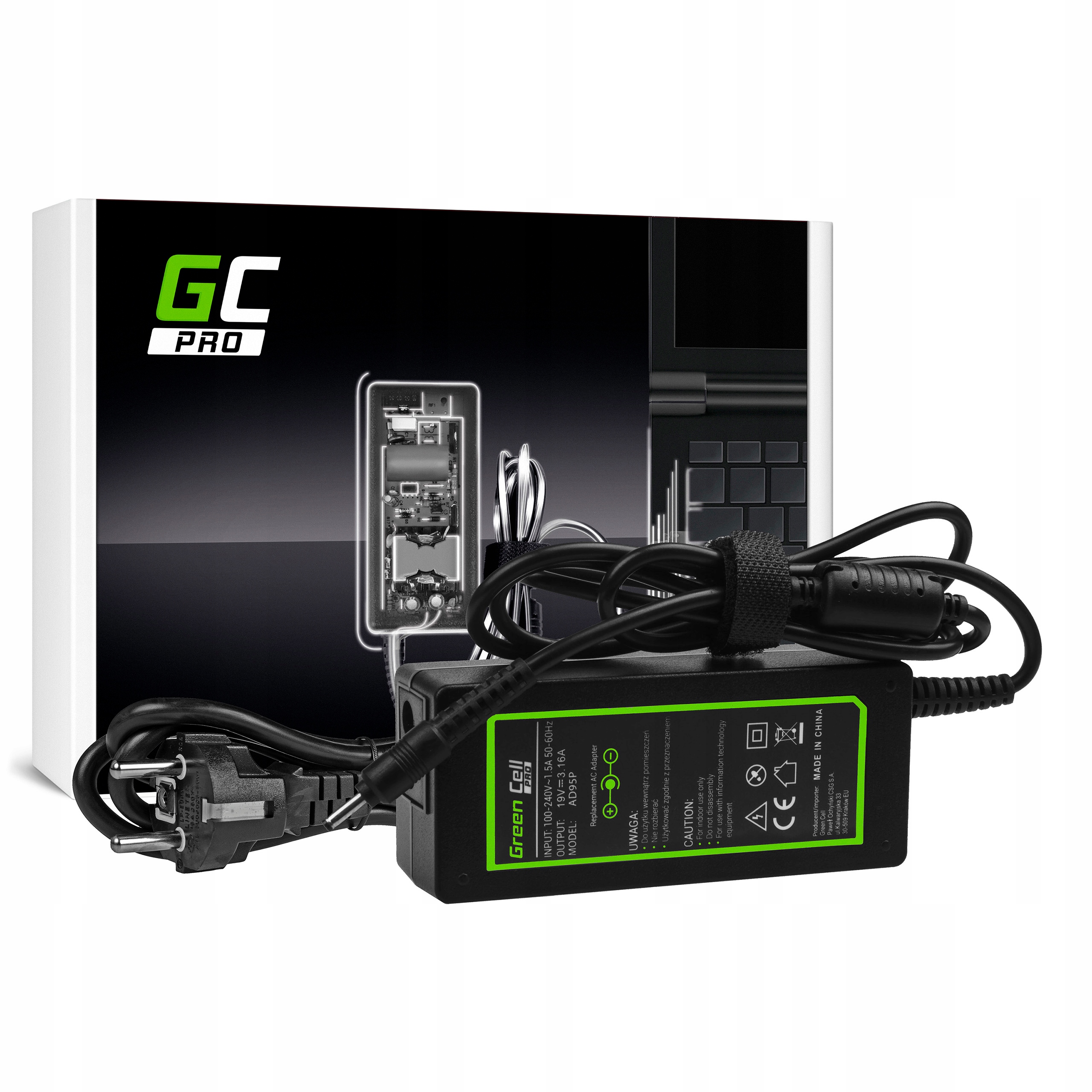 

Ładowarka do Samsung 19V 3.16A 60W 3.0-1.1mm