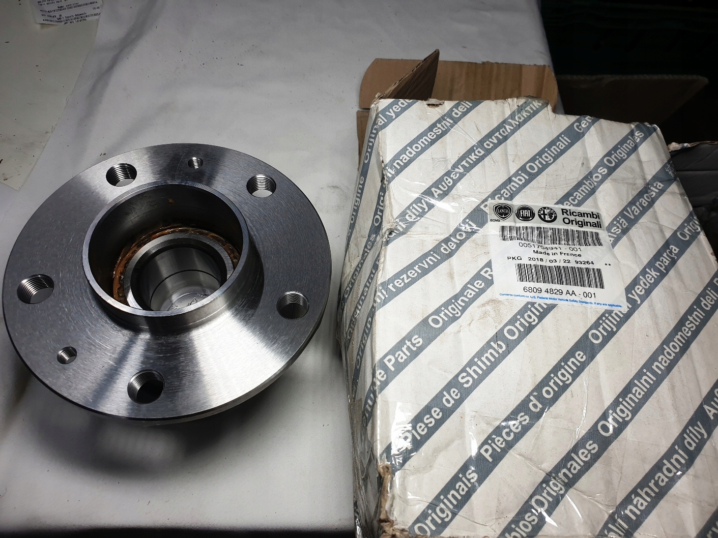 PIASTA Z LOZYSKIEM TYL FIAT DUCATO 06 OE FIAT 16 Car type Cargo vans