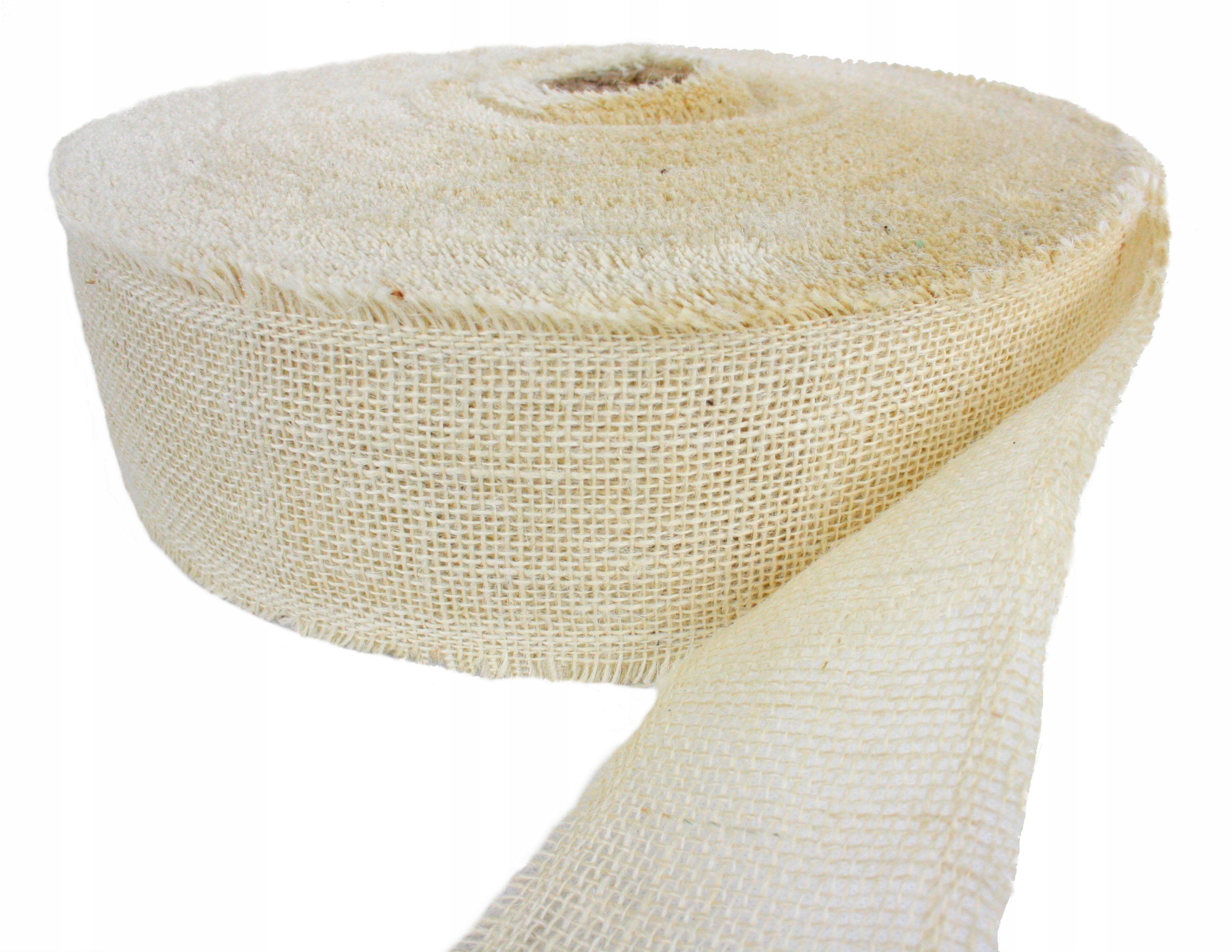 

Taśma Jutowa Bielona Wstążka Juta 10cm Na Metry