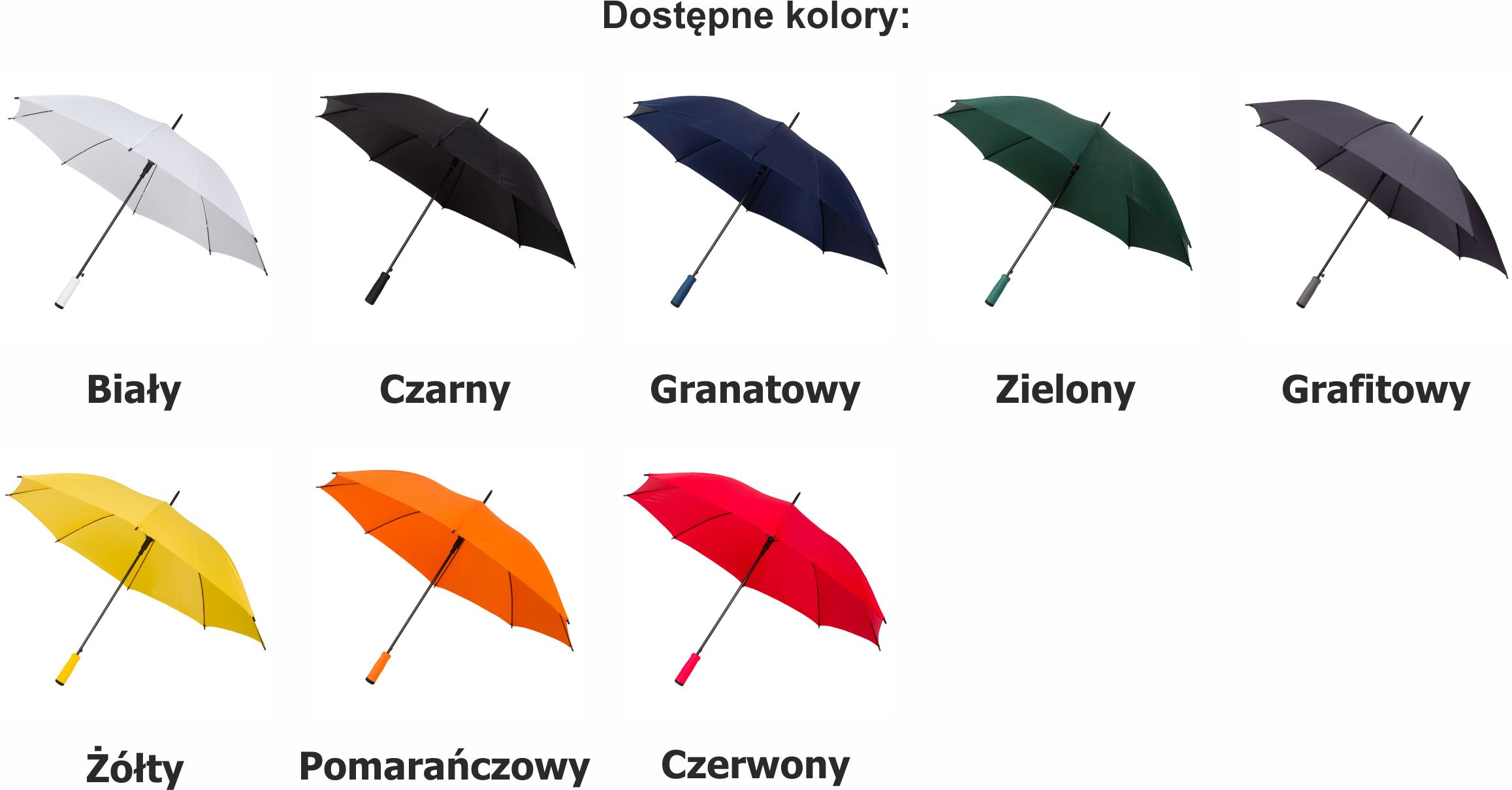 PARASOL PARASOLKI SUNNY TWÓJ NADRUK LOGO 100szt Rodzaj automatyczny