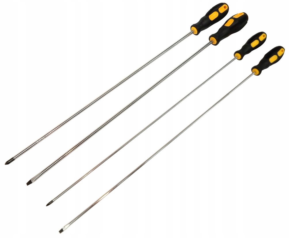 

Wkrętaki Śrubokręty Długie Przedłużane 450MM 4EL