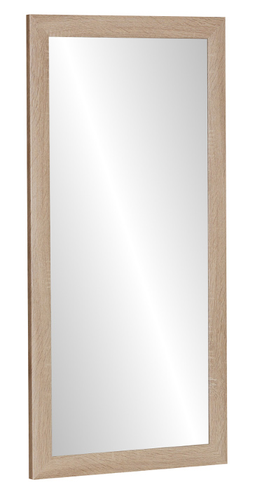 

Lustro w ramie100x50 Wenge Biała kolory Dąb Sonoma