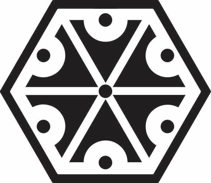 Naklejka na auto samochód SŁOWIAN SYMBOL BÓG PERUN