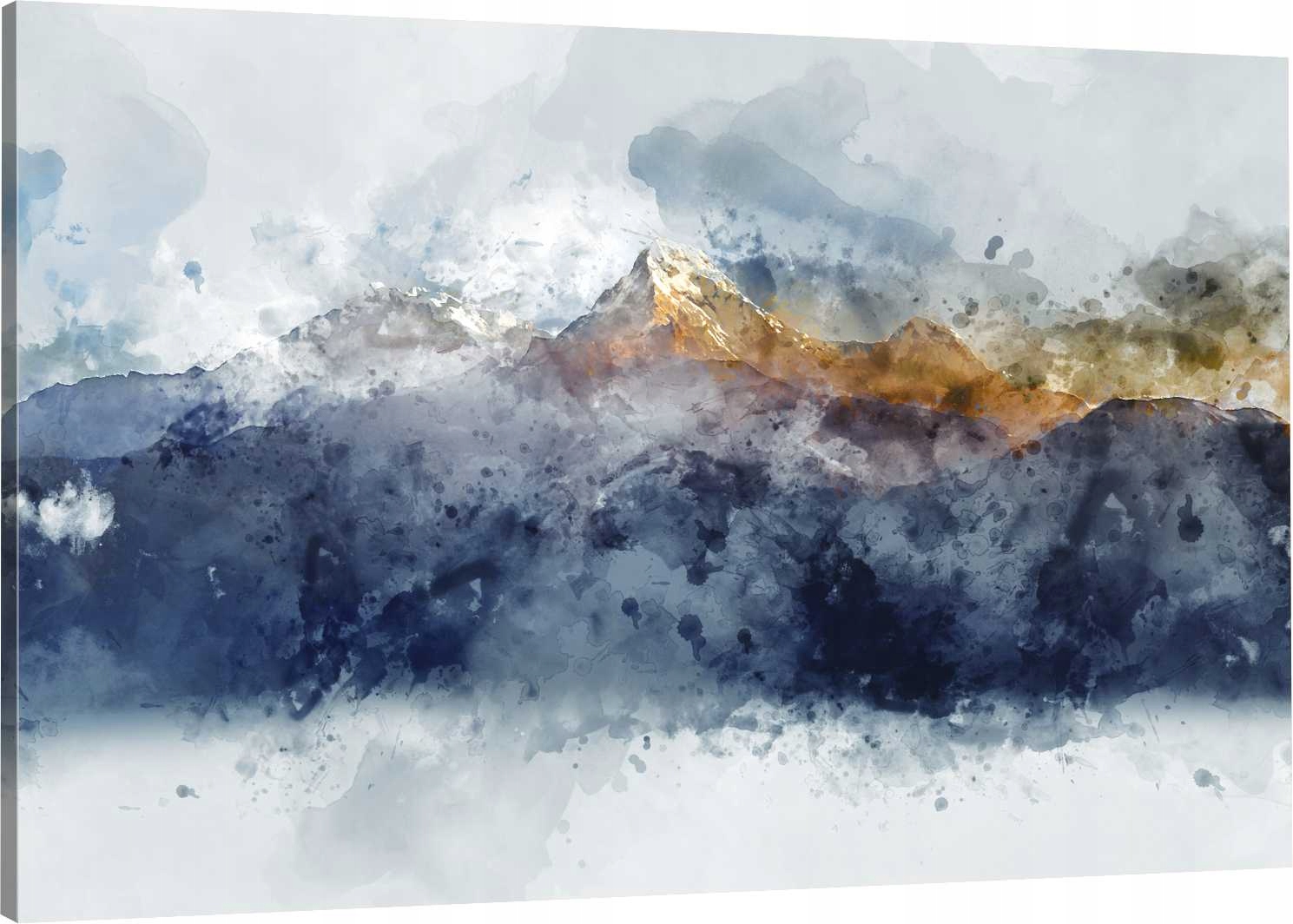 

Obraz Na Płótnie Góry Akwarele Abstrakcja 90x60