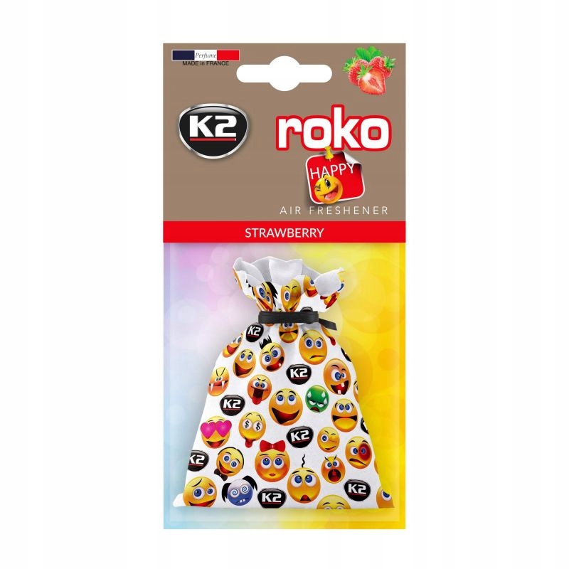 

K2 Roko Happy zapach samochodowy Truskawka