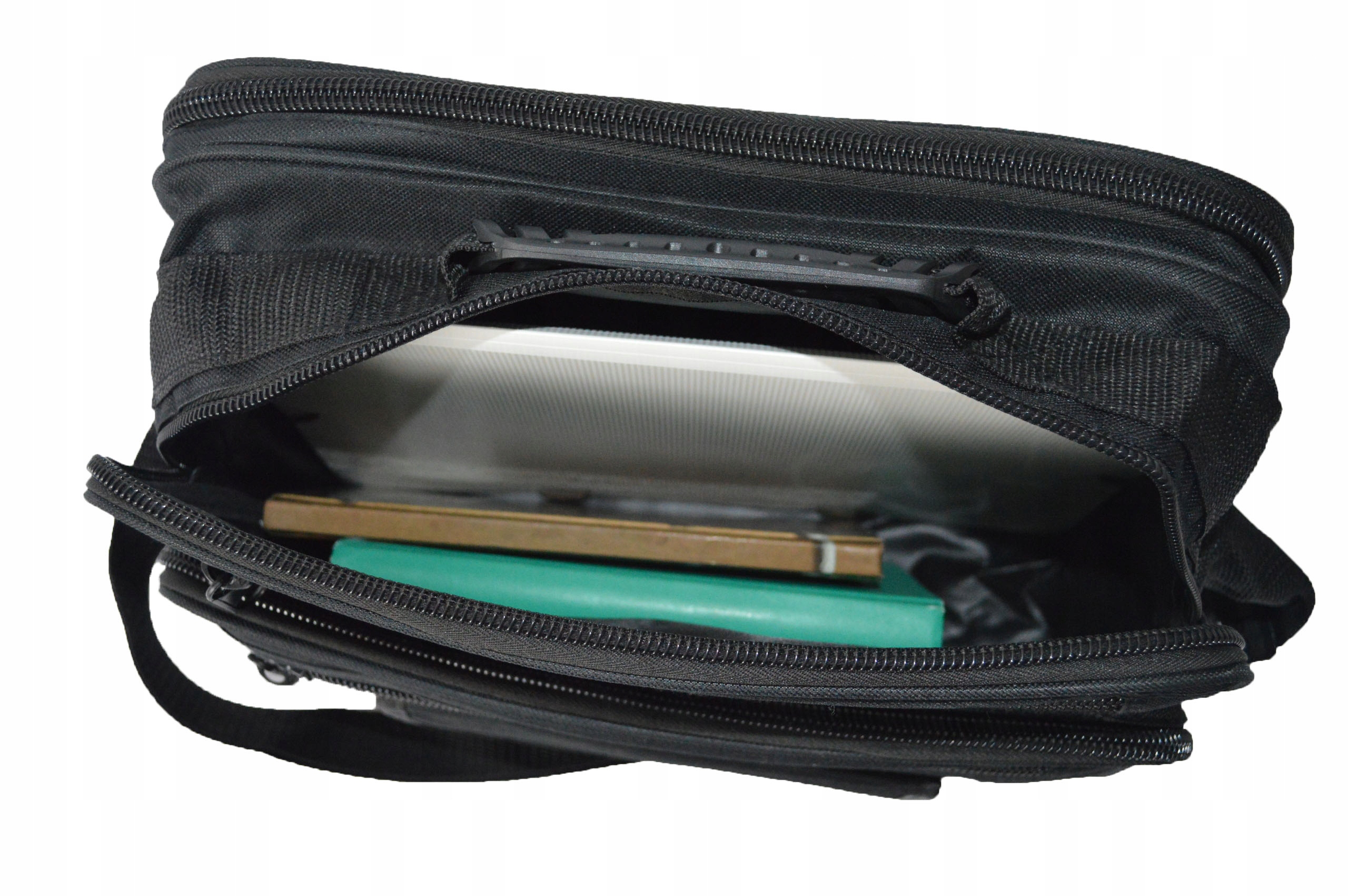 TORBA SASZETKA MĘSKA NA RAMIĘ DO PRACY SZKOŁY Długość paska 126 cm