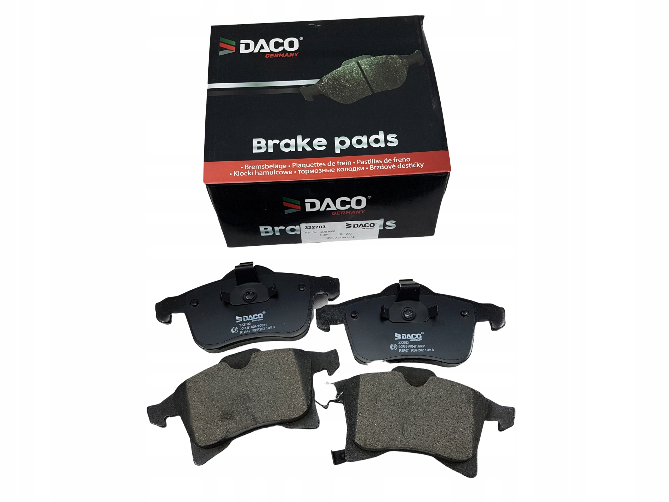 

Klocki Przód Opel Astra G H Corsa C D Meriva A B