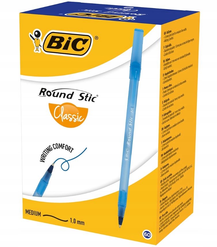 

Długopis Bic Round Stick niebieski 60 szt