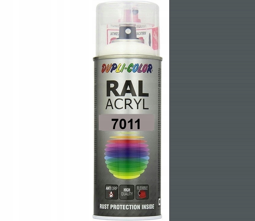 MOTIP RAL ACRYL 7011 POŁYSK DUPLI-COLOR FARBA AKRYL SPRAY 400 ML