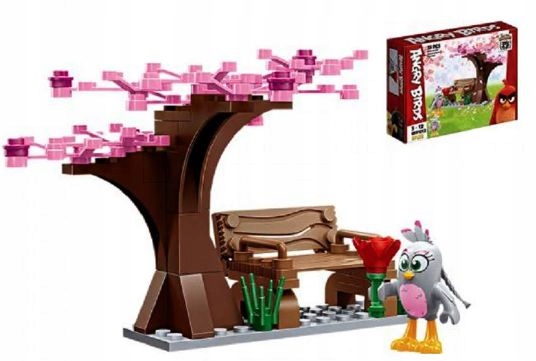 

Edukie Angry Birds Klocki Ptaszek W Parku 55el.