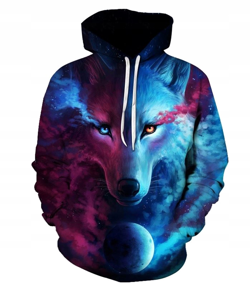 

Bluza 3D Wilk Kot Lew Pies Rewelacyjna