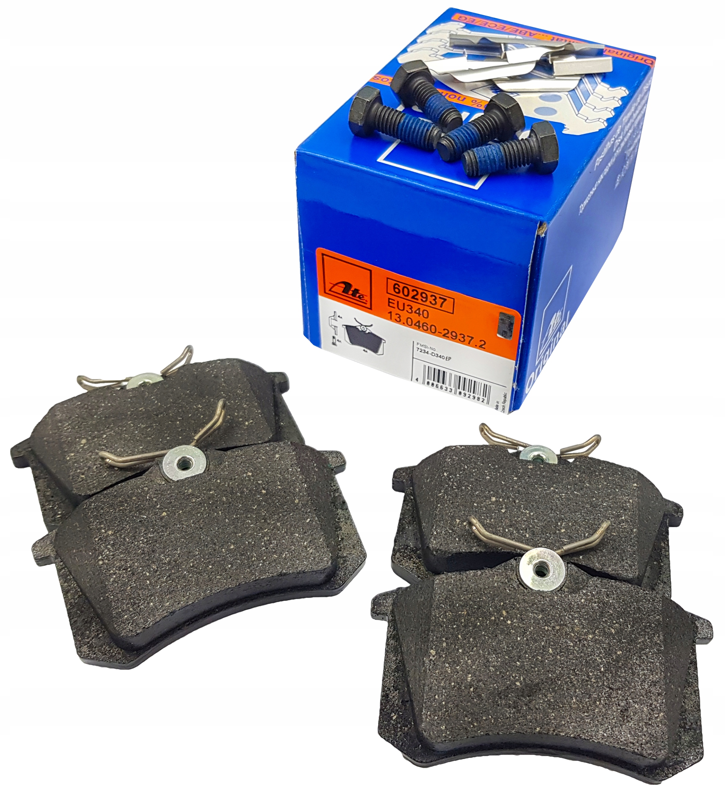 13.0460-2937.2 - Тормозные колодки задние ATE для AUDI A4 B6 B7 A6 C5