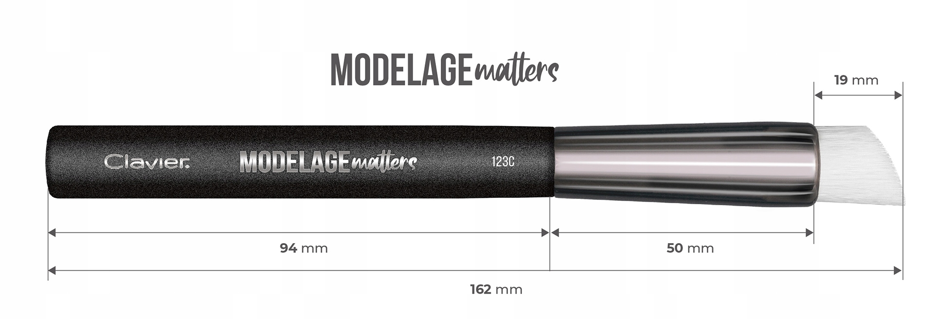 PĘDZEL CLAVIER „MODELAGE MATTERS” 123C Liczba pędzli pojedynczy pędzel