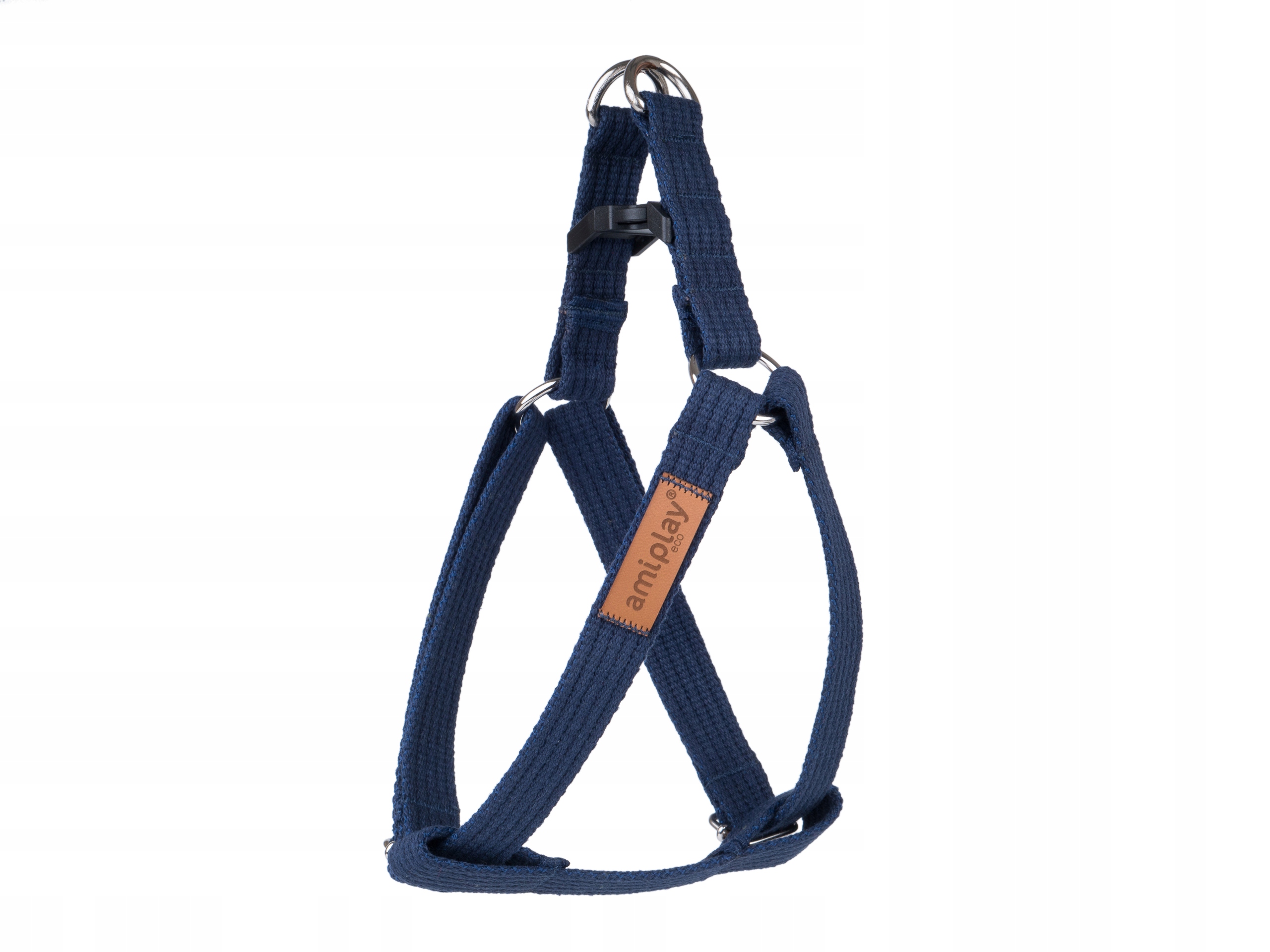 

amiplay Mocne szelki Step-in Cotton M Granatowe