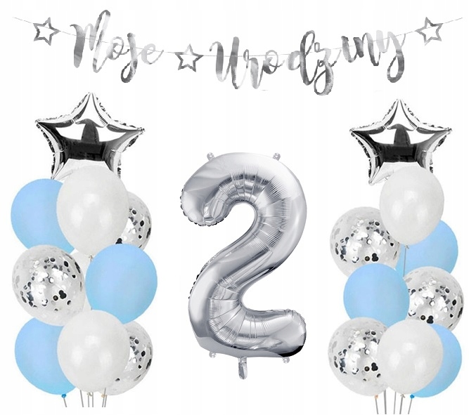 

Balony dekoracje na 1 2 3 4 5 6 7 8 9 urodziny Hel