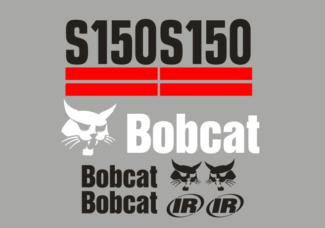 Samolepky s nálepkou Bobcat S150