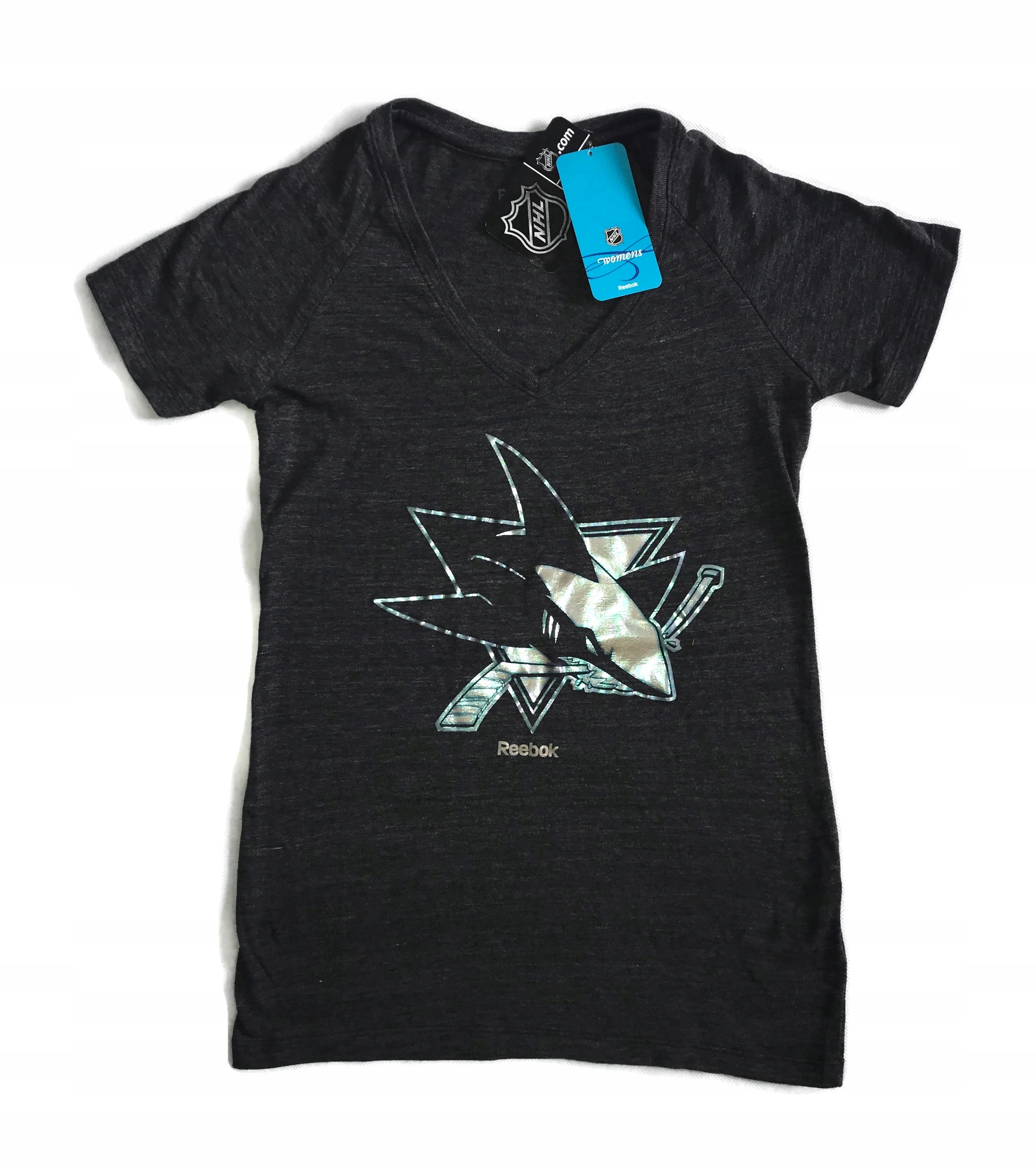 

T-Shirt Reebok San Jose Sharks domieszka Jedwab S
