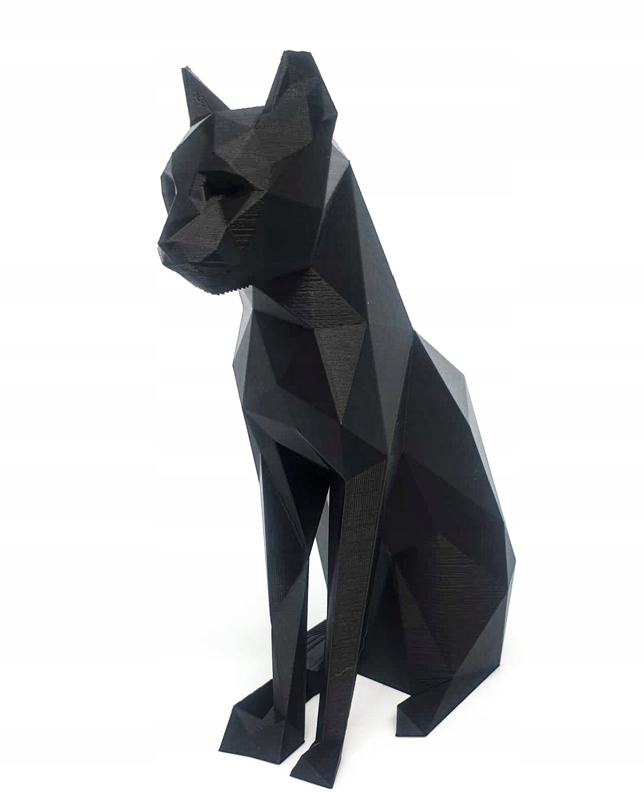 Kot ozdoba dekoracja domu LOW POLY