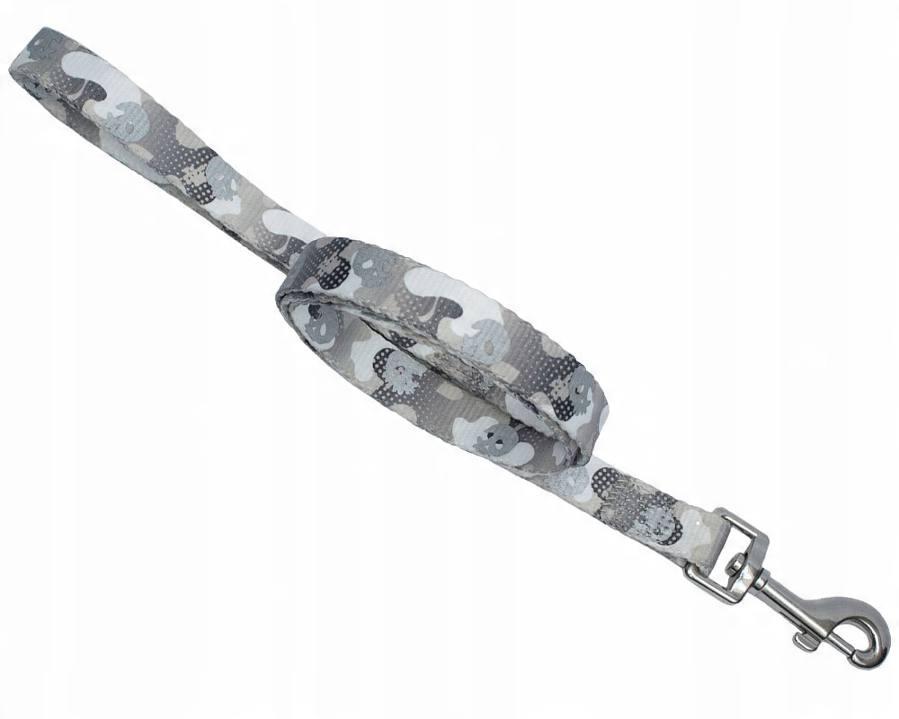 

Zolux Smycz Dla Psa Camo taśma 15 mm 120 cm Szary