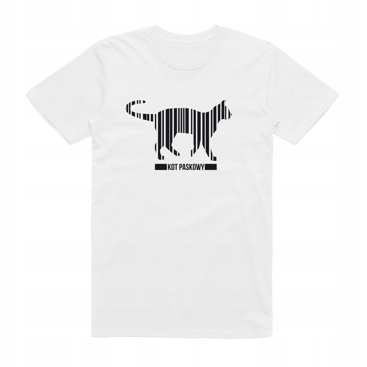 

S - Koszulka T-shirt Kot Paskowy Kreskowy Prezent