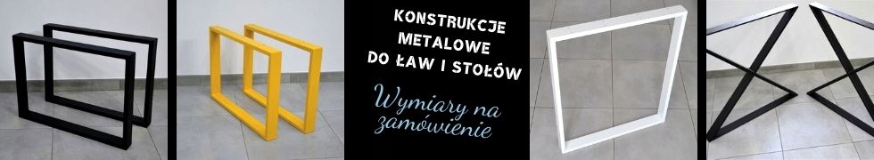 Metalowa konstrukcja do okrągłego stołu INDUSTRIAL Wysokość mebla 72 cm