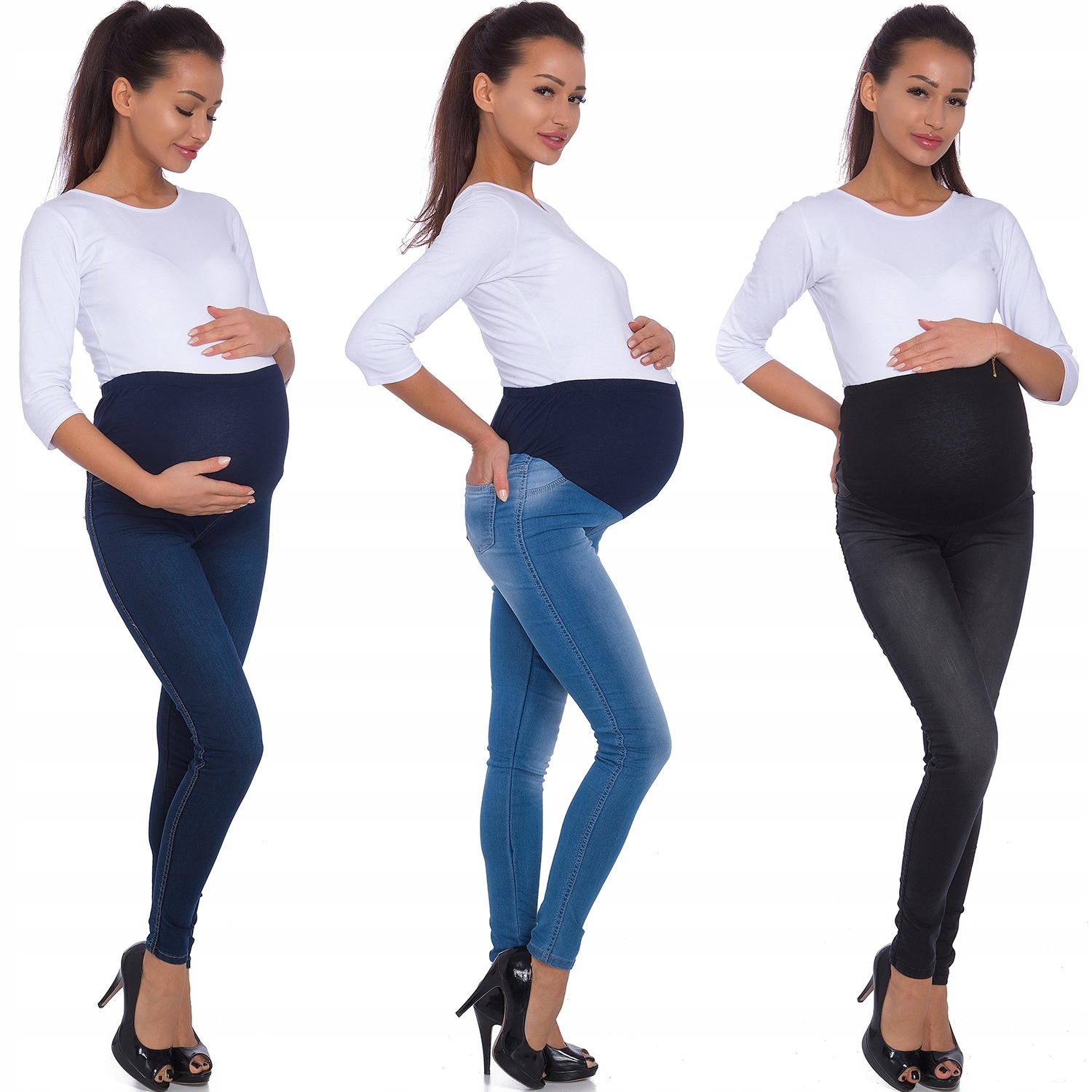 221__roz._3XL__CIĄŻOWE SPODNIE JEANS , SLIM Płeć kobieta