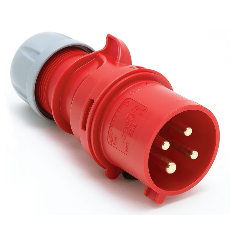 

Wtyczka Siłowa IP44 32A 4P 400V Pce Shark 024-6