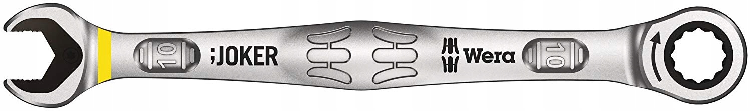 Klucz płasko-oczkowy z grzechotką Joker 6000, 10 x 159 mm, 05073270001 Wera